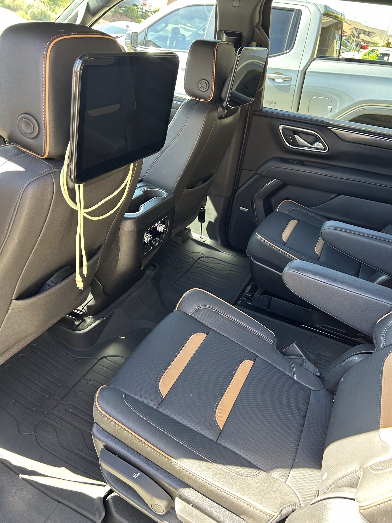 Clean rear interior after detail